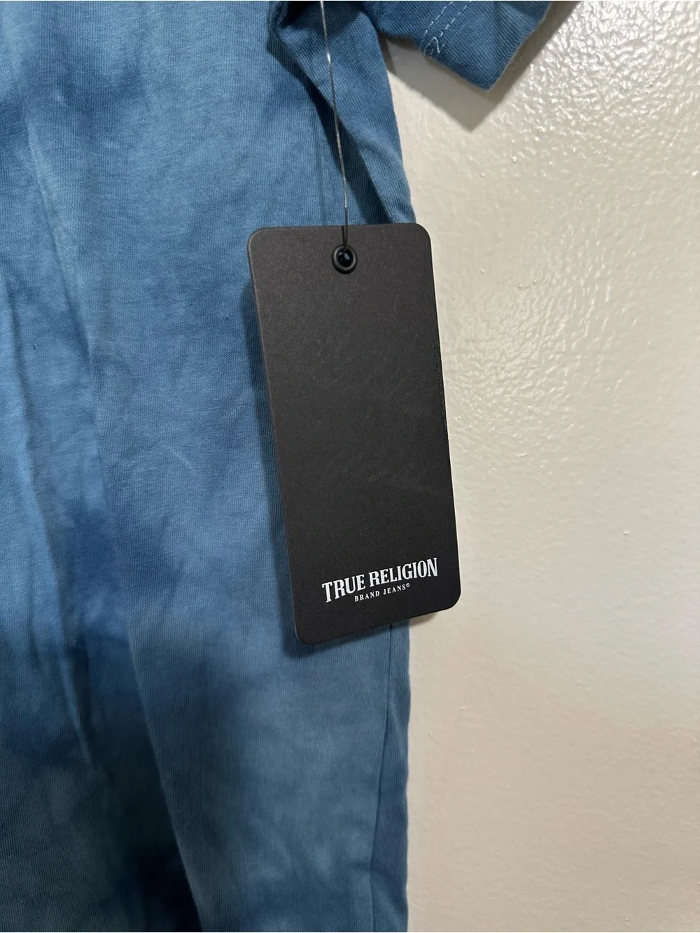 True Religion Navy Tie-Dye Graphic Crewneck Tee
